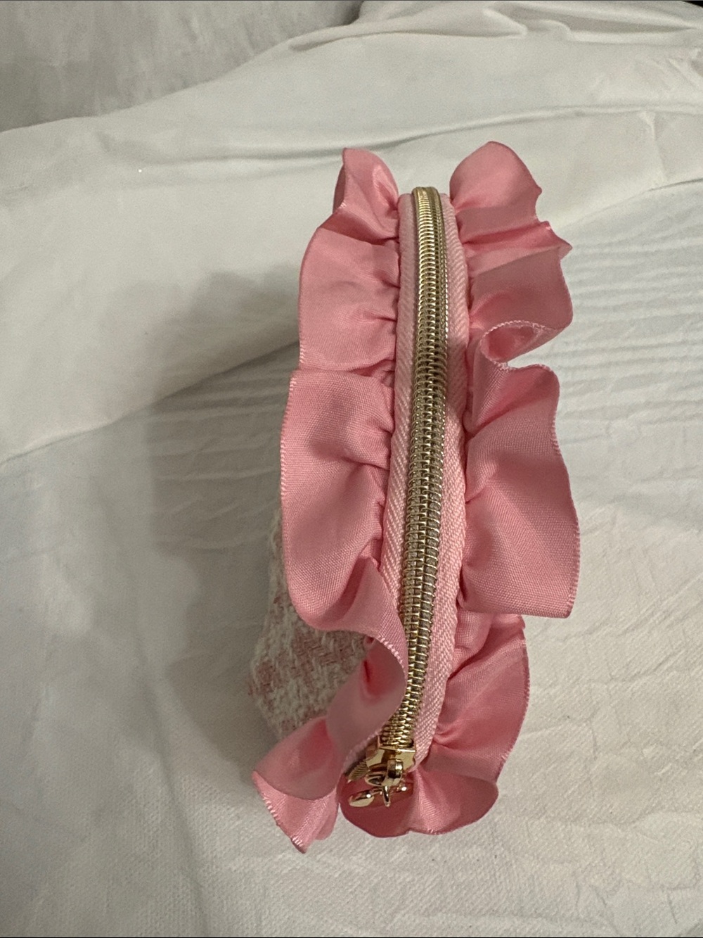 Hello Kitty Ruffle Cosmetic Pouch - Picture 2 of 5